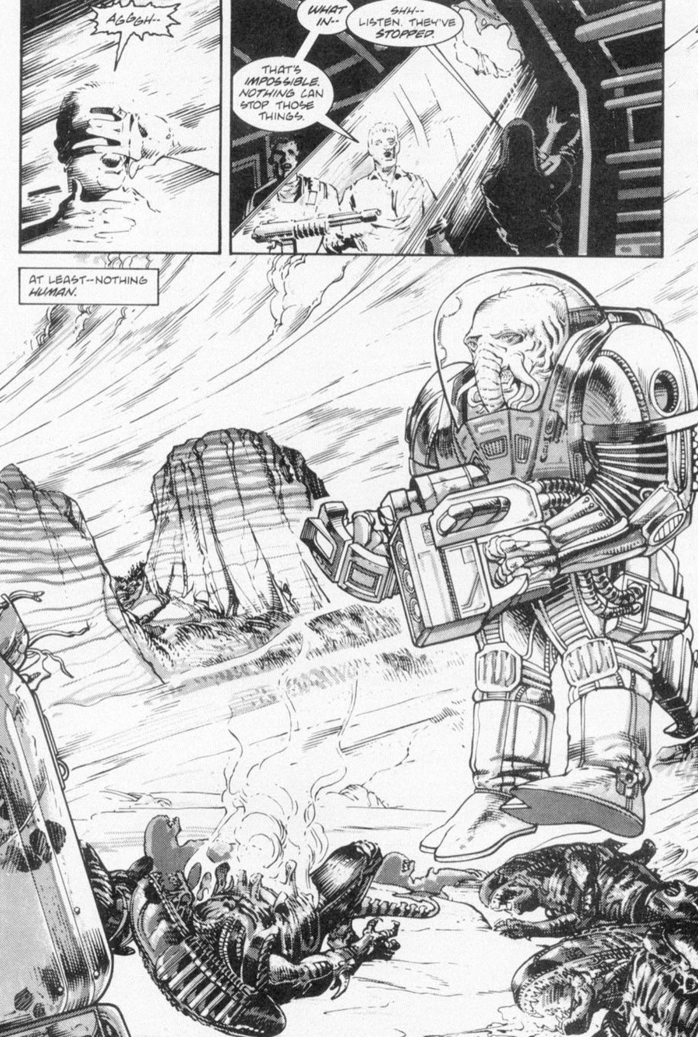 Newt and Hicks meet a Space Jocky in Aliens.