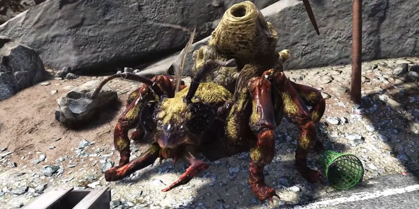 Yellow Honey Beast Variant in Fallout 76