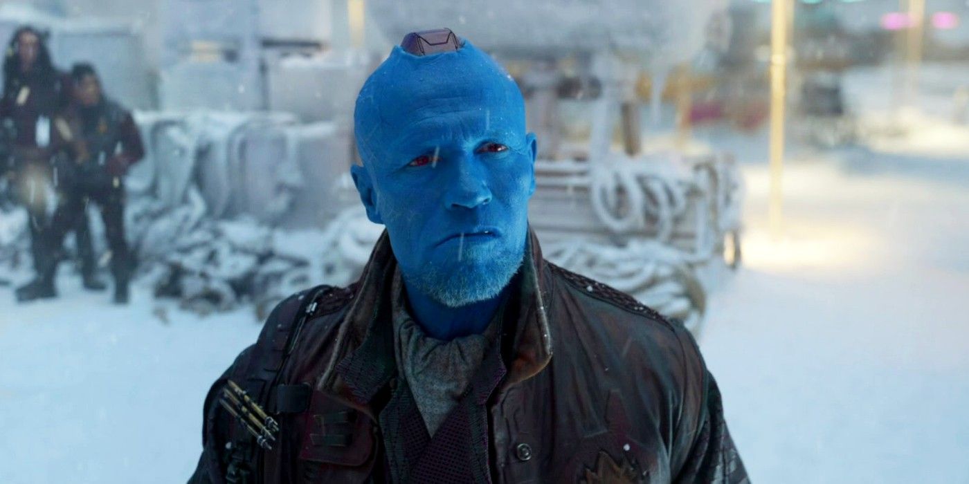 Yondu meets Aisha in Guardians of the Galaxy Vol. 2