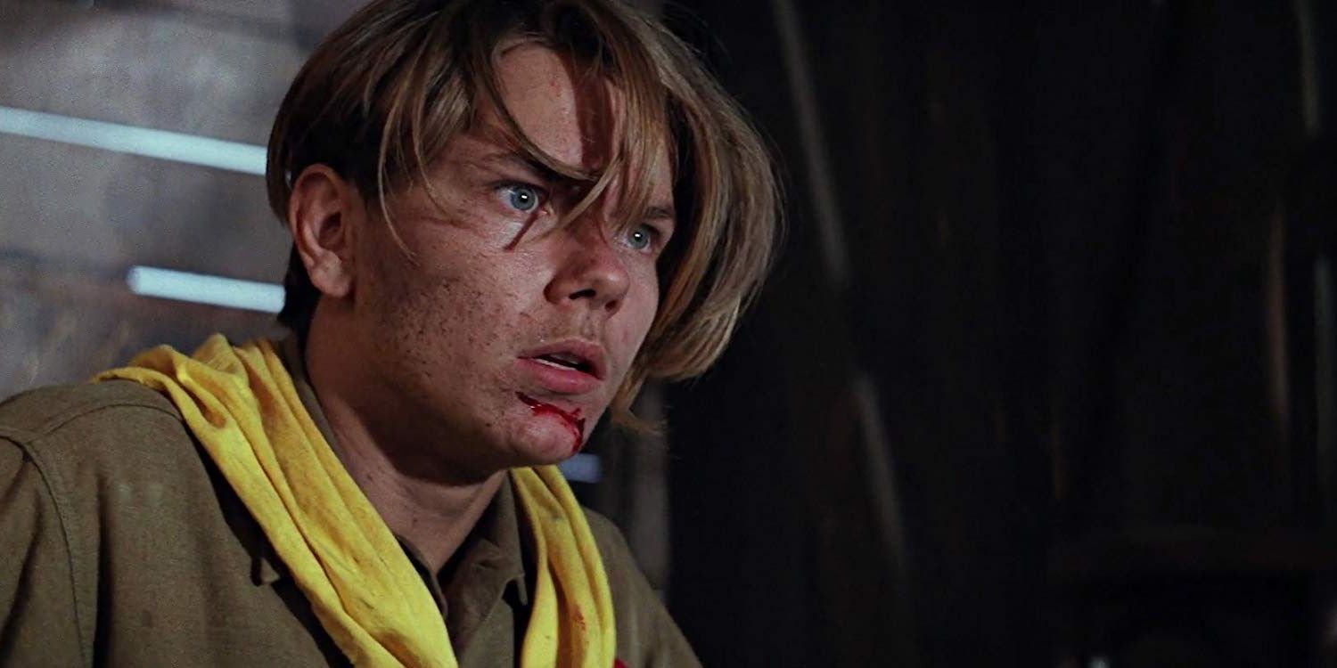 Young Indy with a scar in Indiana Jones and the Last Crusade.