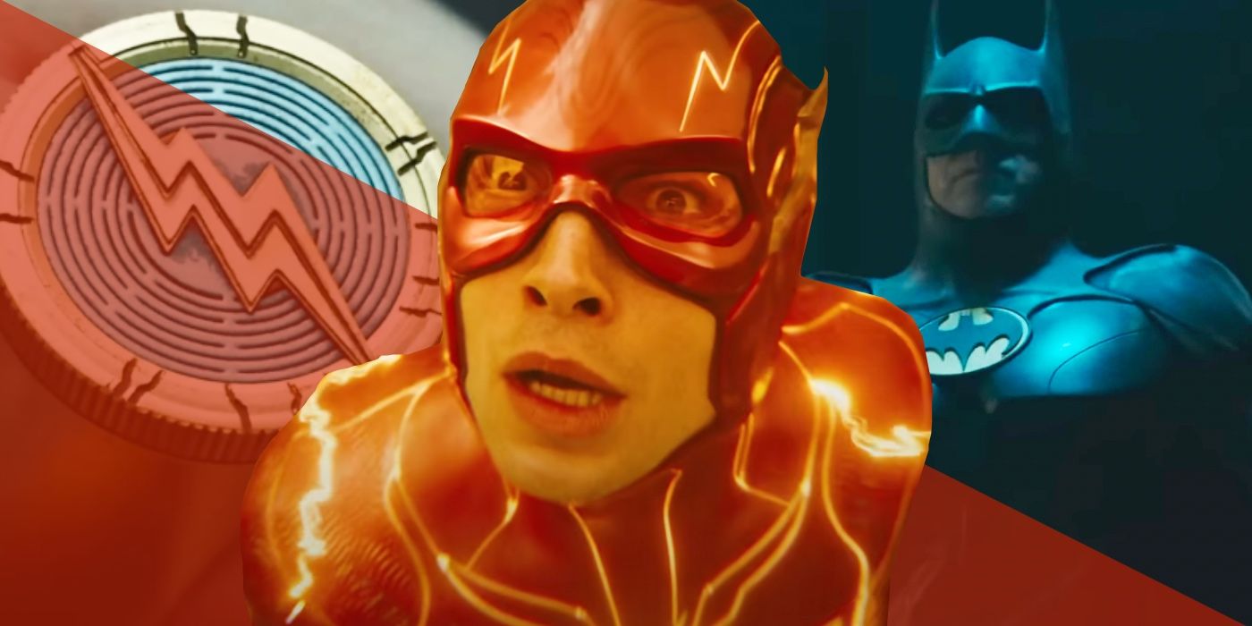 Flash, Flash Ring and Michael Keaton Batman
