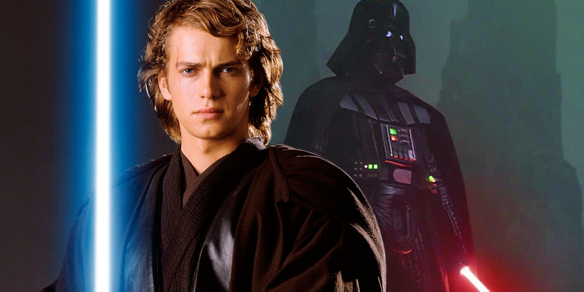 Hayden Christensen as Anakin Skywalker and Darth Vader from the season finale of Obi-Wan Kenobi