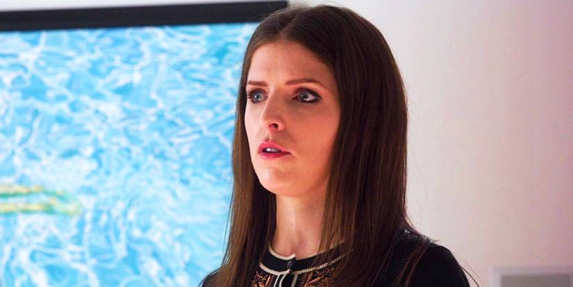 Anna Kendrick as Stephanie Smothers looking surprised in A Simple Favor