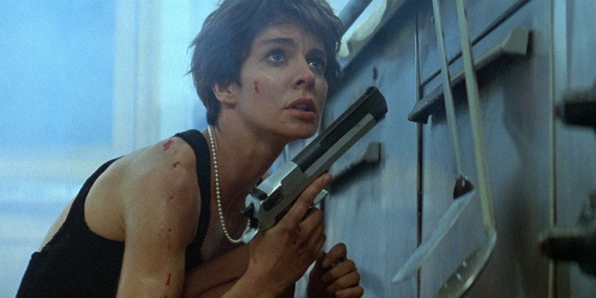 Anne Parillaud as Nikita in La Femme Nikita (1990)