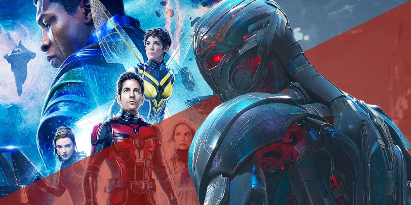 Ultron and the poster for Quantumania