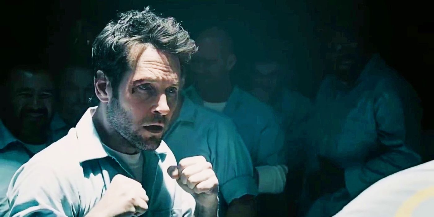 Scott Lang in a boxing match in Ant-Man opening scene