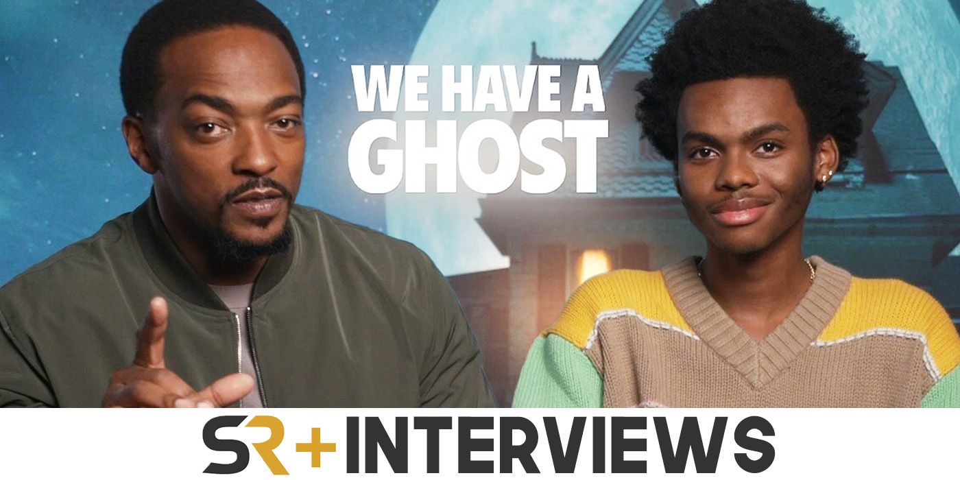 anthony mackie & jahi winston we have a ghost interview