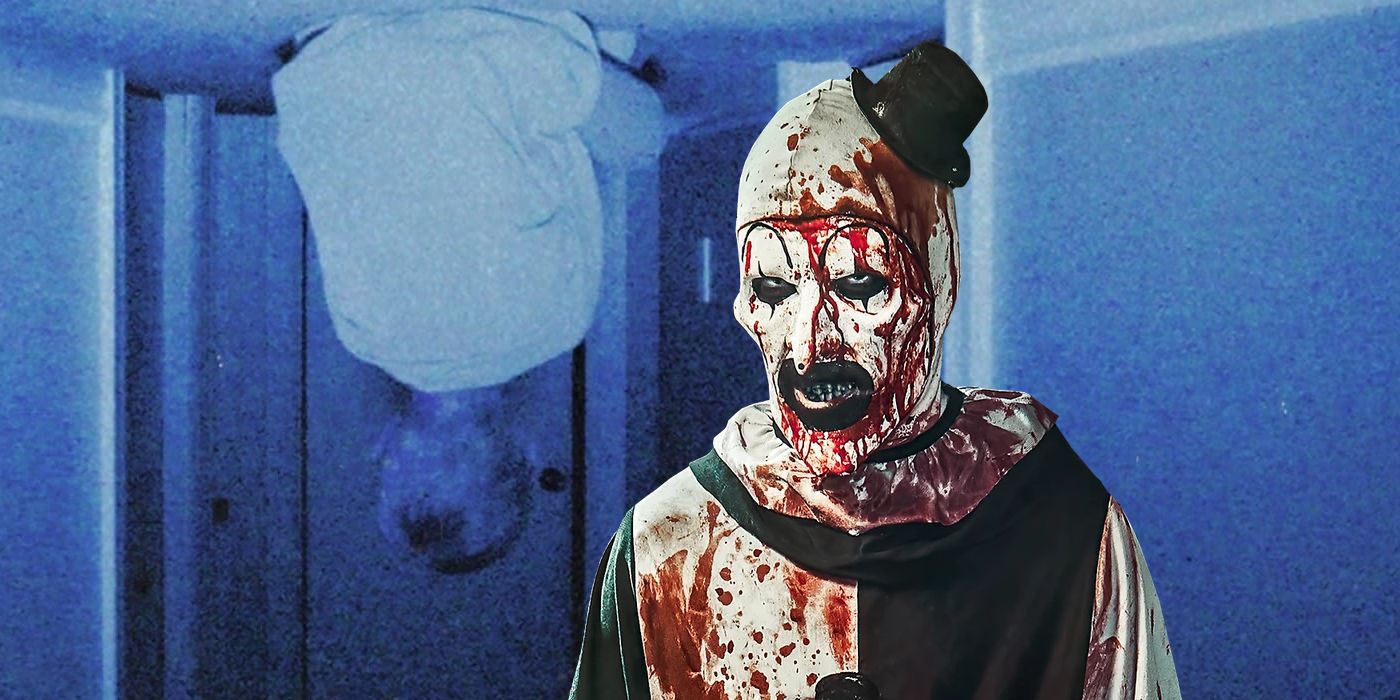 Terrifier 2 & Skinamarink Villains Unite To Scare In Horror Movie Art