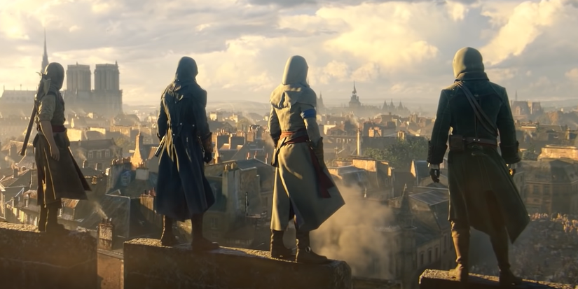 An image of Connor and his Assassin's watching over Paris.