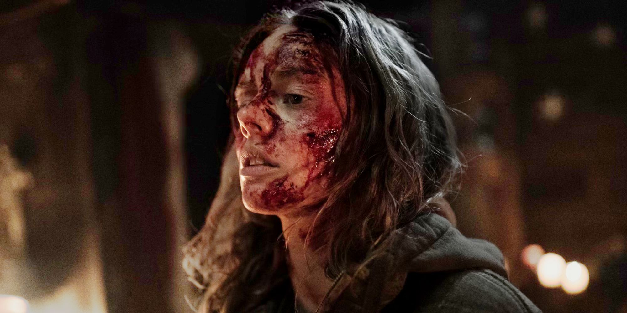 Ready Or Not Star Is Soaked In Blood Again In New Horror Movie Image