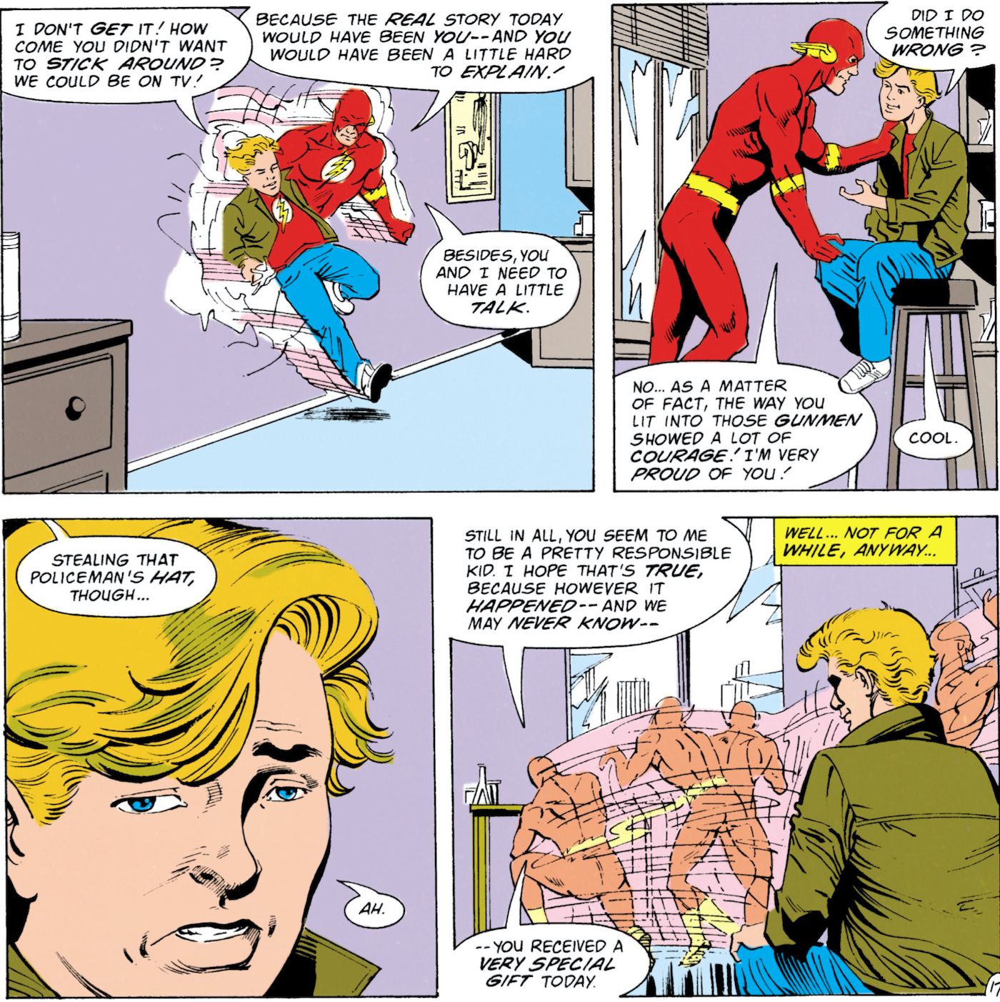 Barry Allen Scolds Wally West