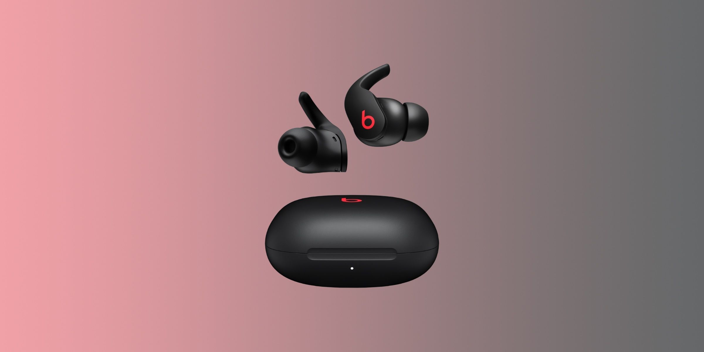 A pair of Beats Fit Pro in the Beats Black colorway.