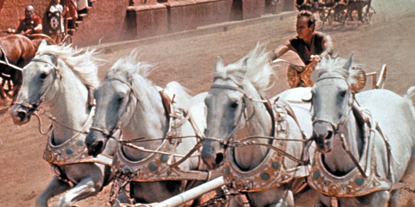 Ben-Hur horse chariot scene 