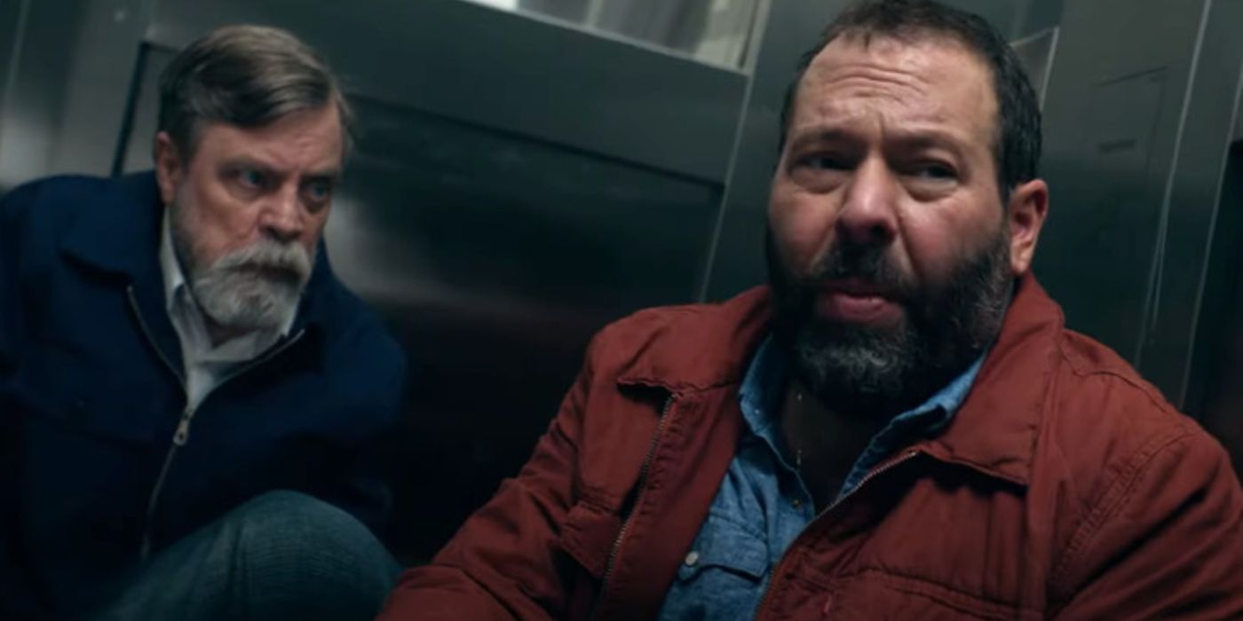 Bert Kreischer and Mark Hamill in The Machine