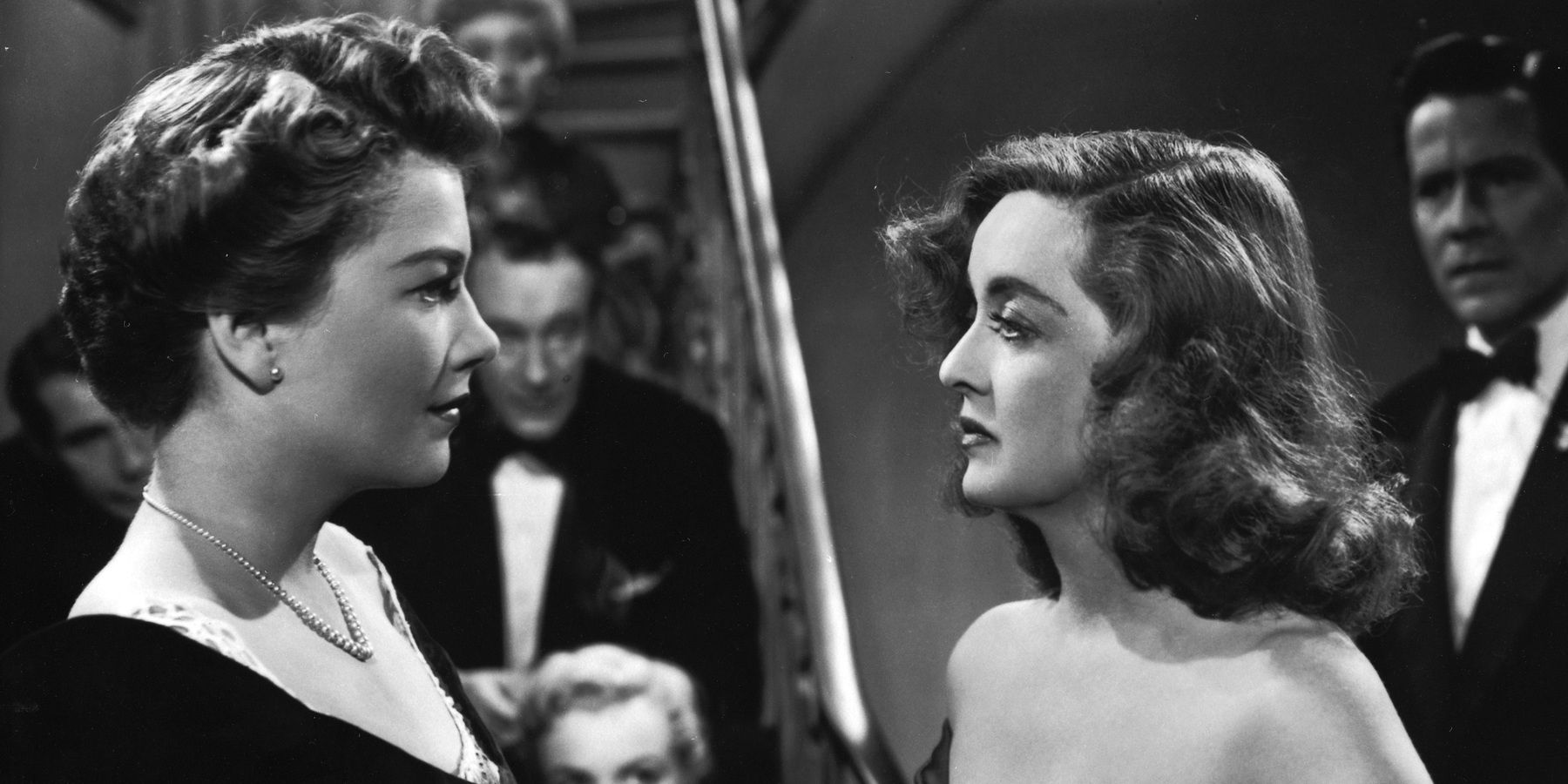 Bette Davis and Anne Baxter square off in All About Eve