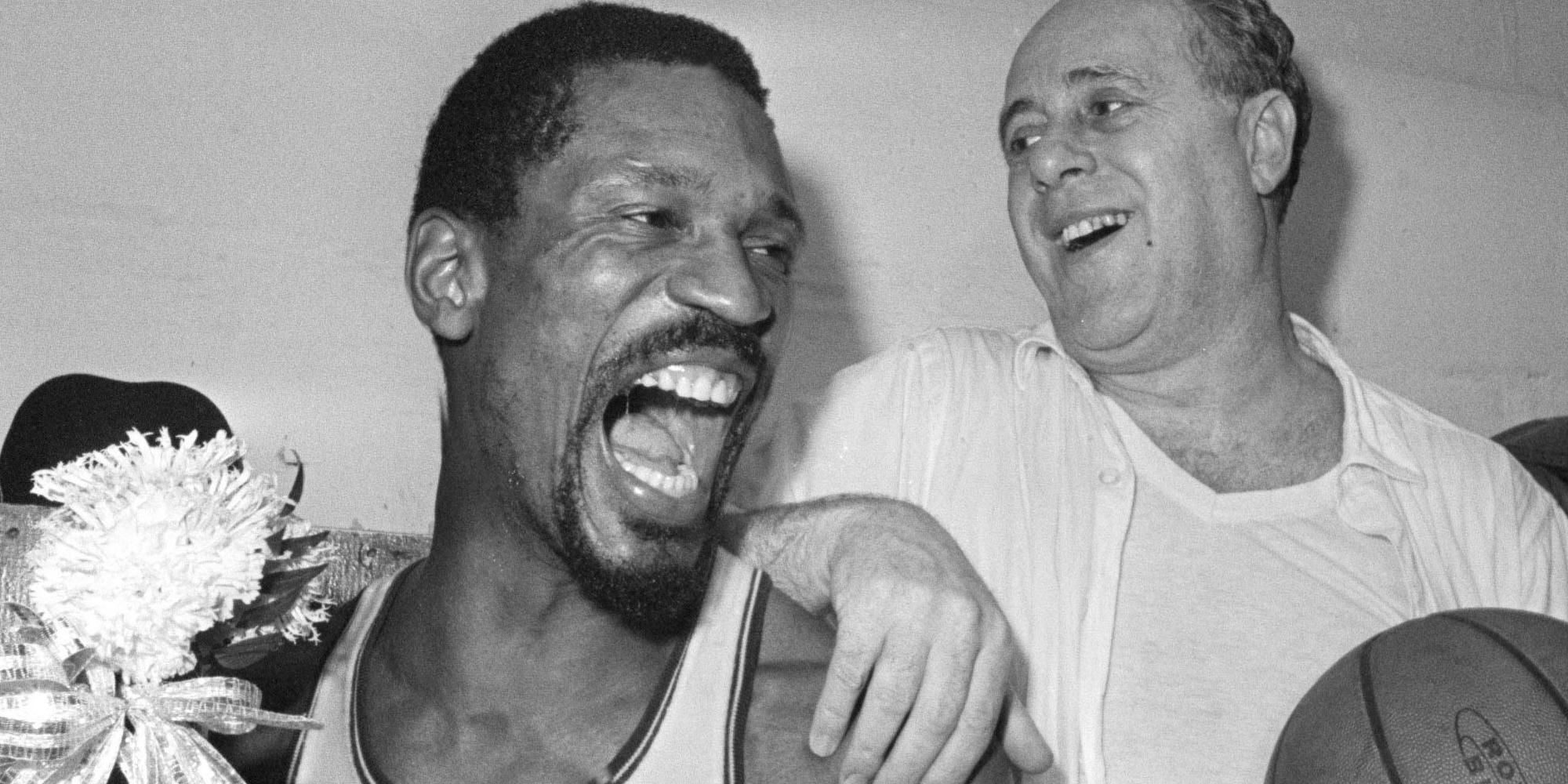 Bill Russell smiling.