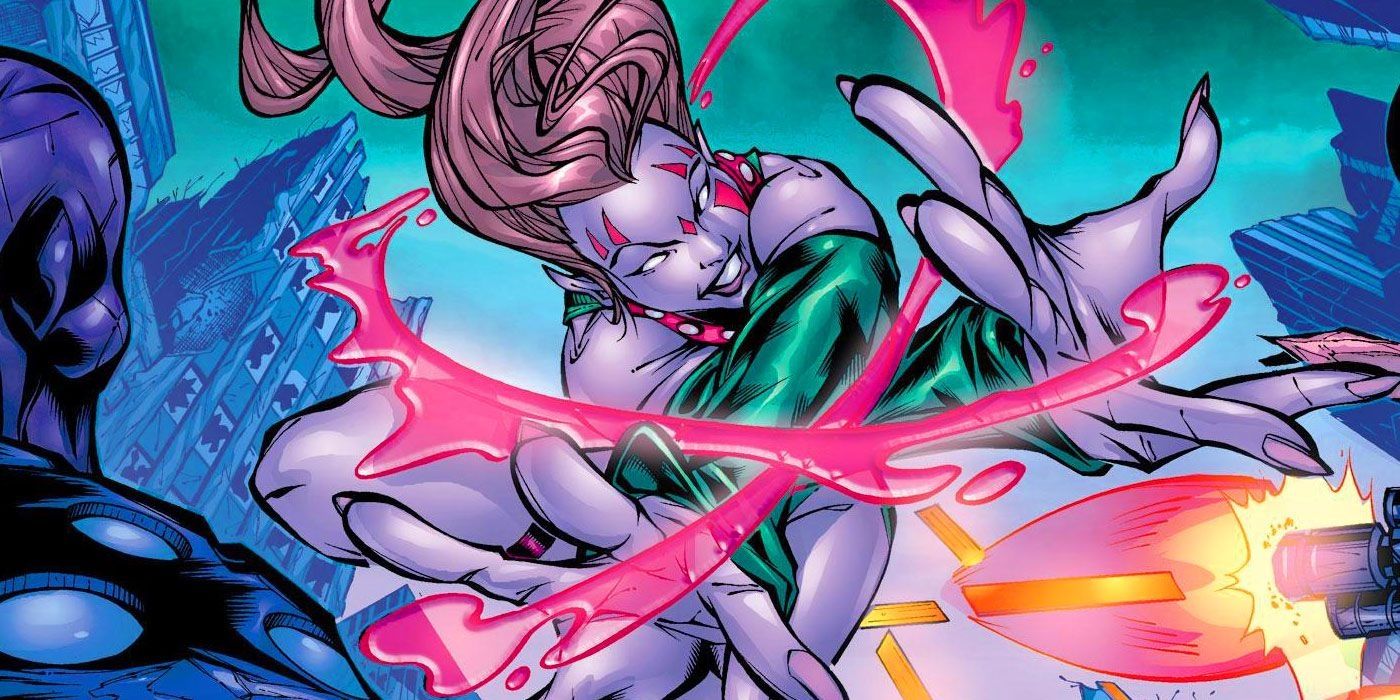 X-Men&rsquo;s Blink displaying her powers.