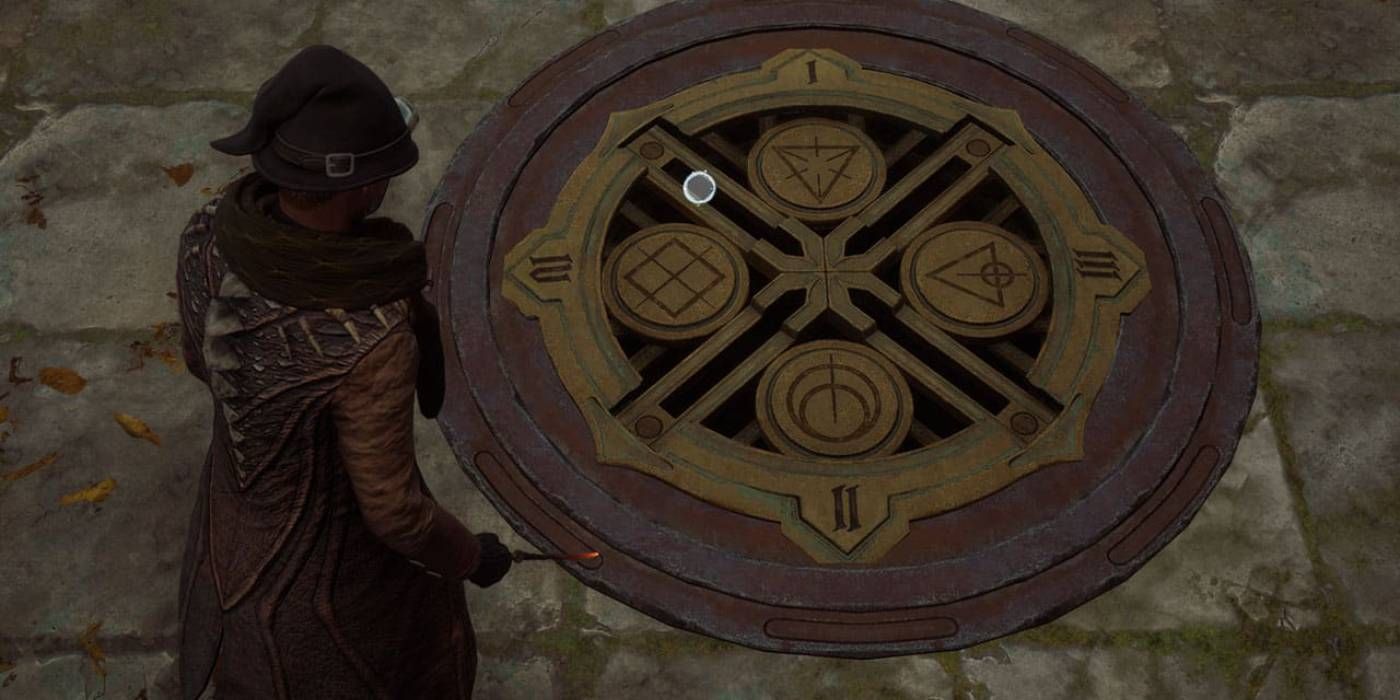 How do you solve the brazier puzzle on the bridge in Hogwarts Legacy?