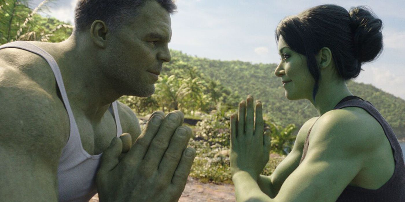 Bruce Banner and Jennifer Walters in She-Hulk Attorney at Law