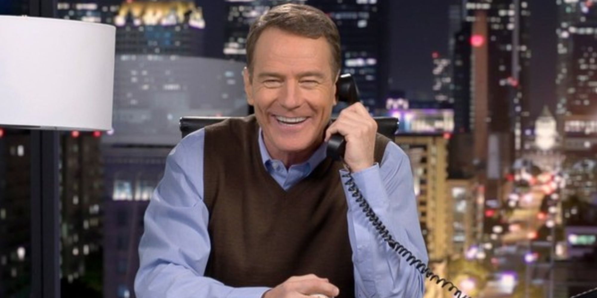 Bryan Cranston as Hammond Druthers, talking on the phone in How I Met Your Mother