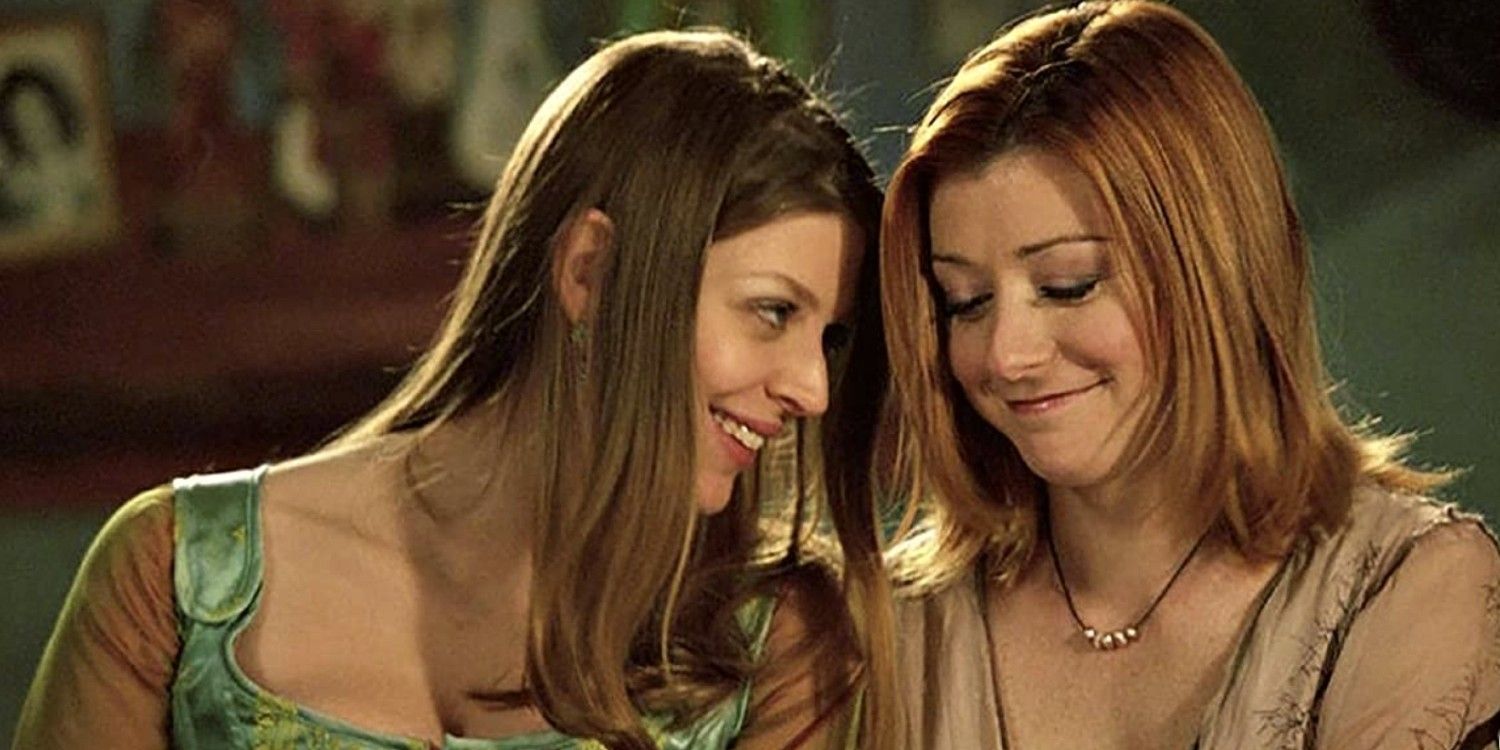 Buffy the Vampire Slayer Tara and Willow in Once More With Feeling