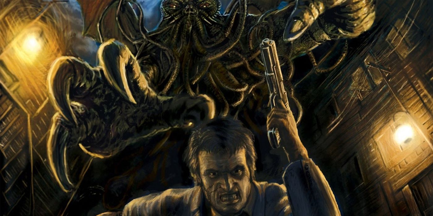 A monster reaches out for an Investigator in Call of Cthulhu