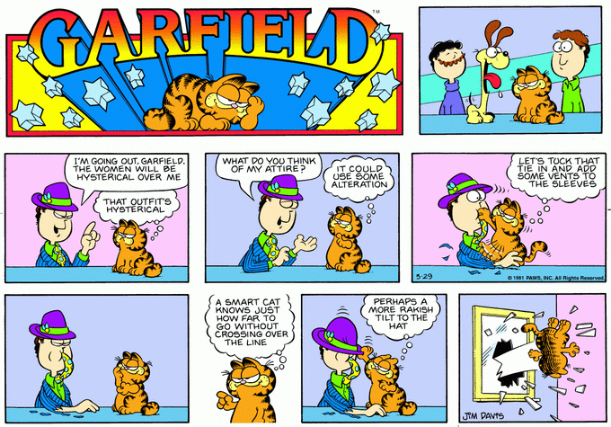 Garfield Gets Thrown Out Of A Window ​​​​​​​