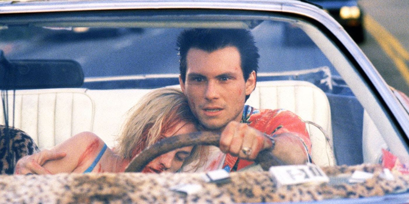 Clarence driving in True Romance