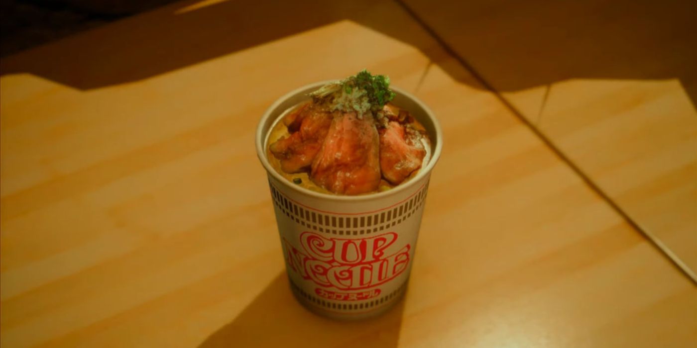 A Cup Noodle cup in Final Fantasy XV.
