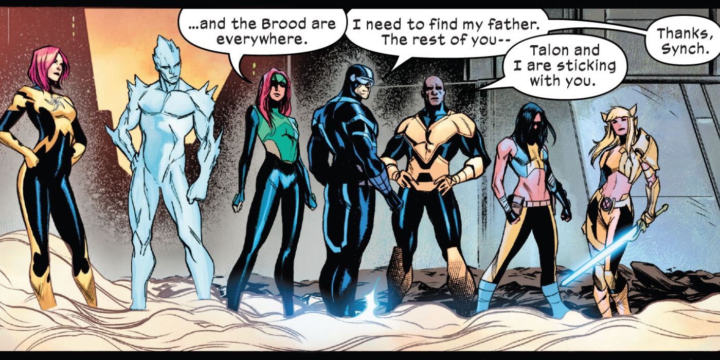 2023's X-Men standing together