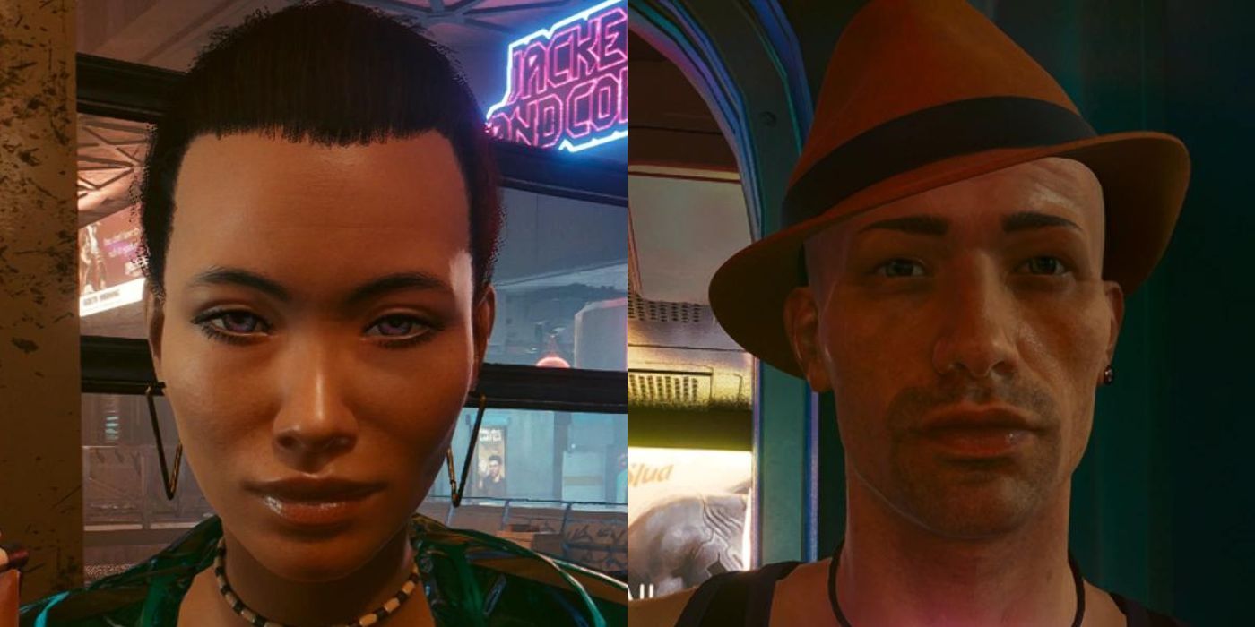 Cyberpunk 2077 Joytoy Charlene on the left, and Joytoy Dusty on the right.