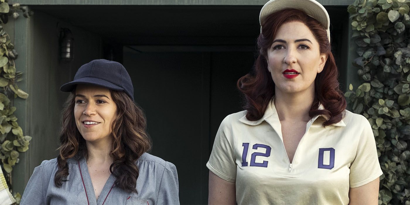 D'Arcy Carden and Abbi Jacobson in A League of their Own