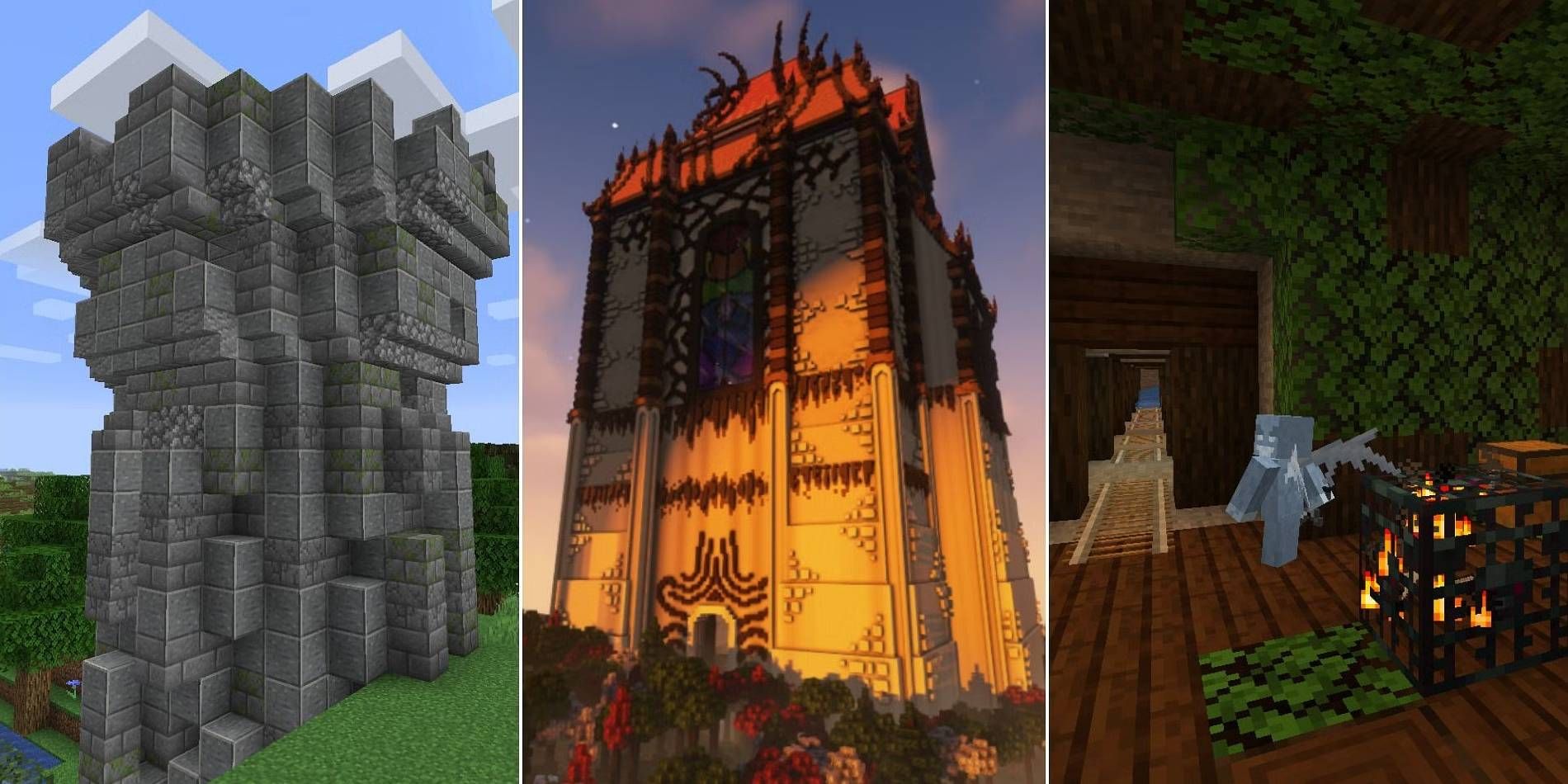 Minecraft Moded Building Structures in 2023 Including Boss Tower from The Twilight Forest