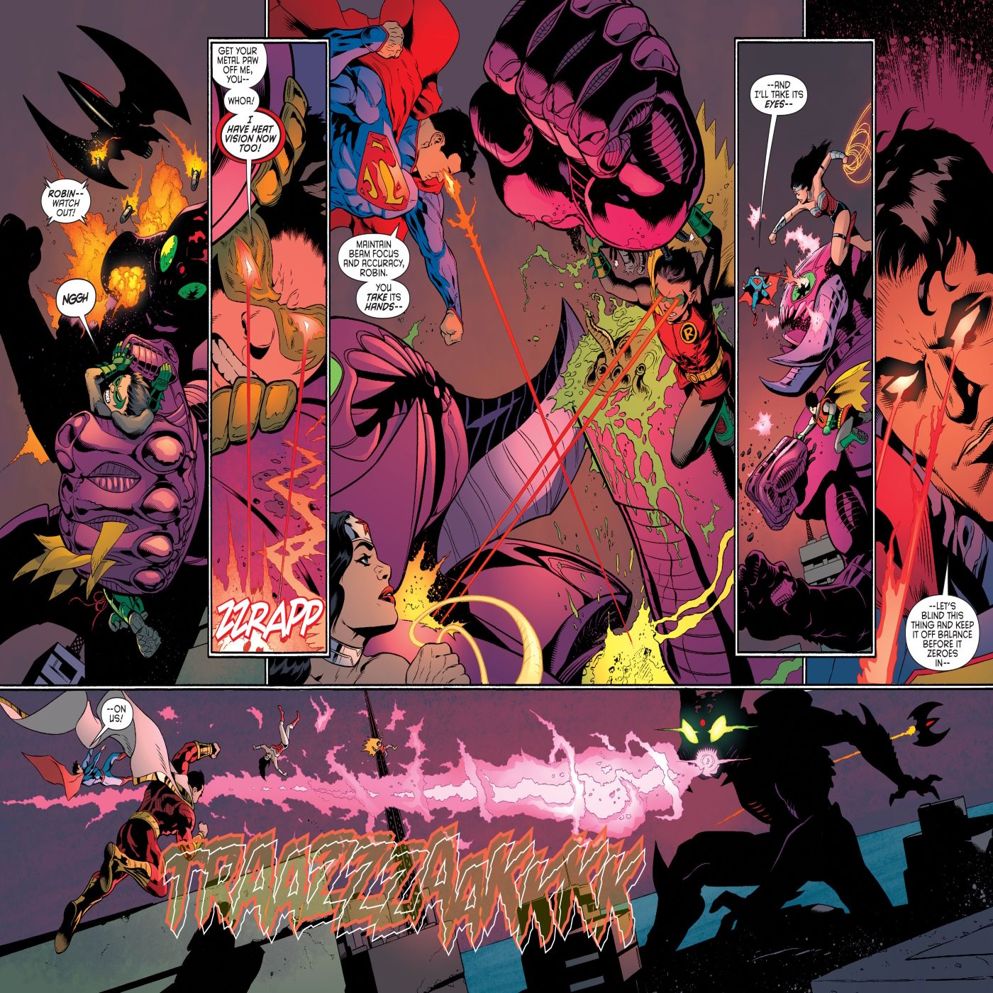 Damian Wayne mostra seus superpoderes