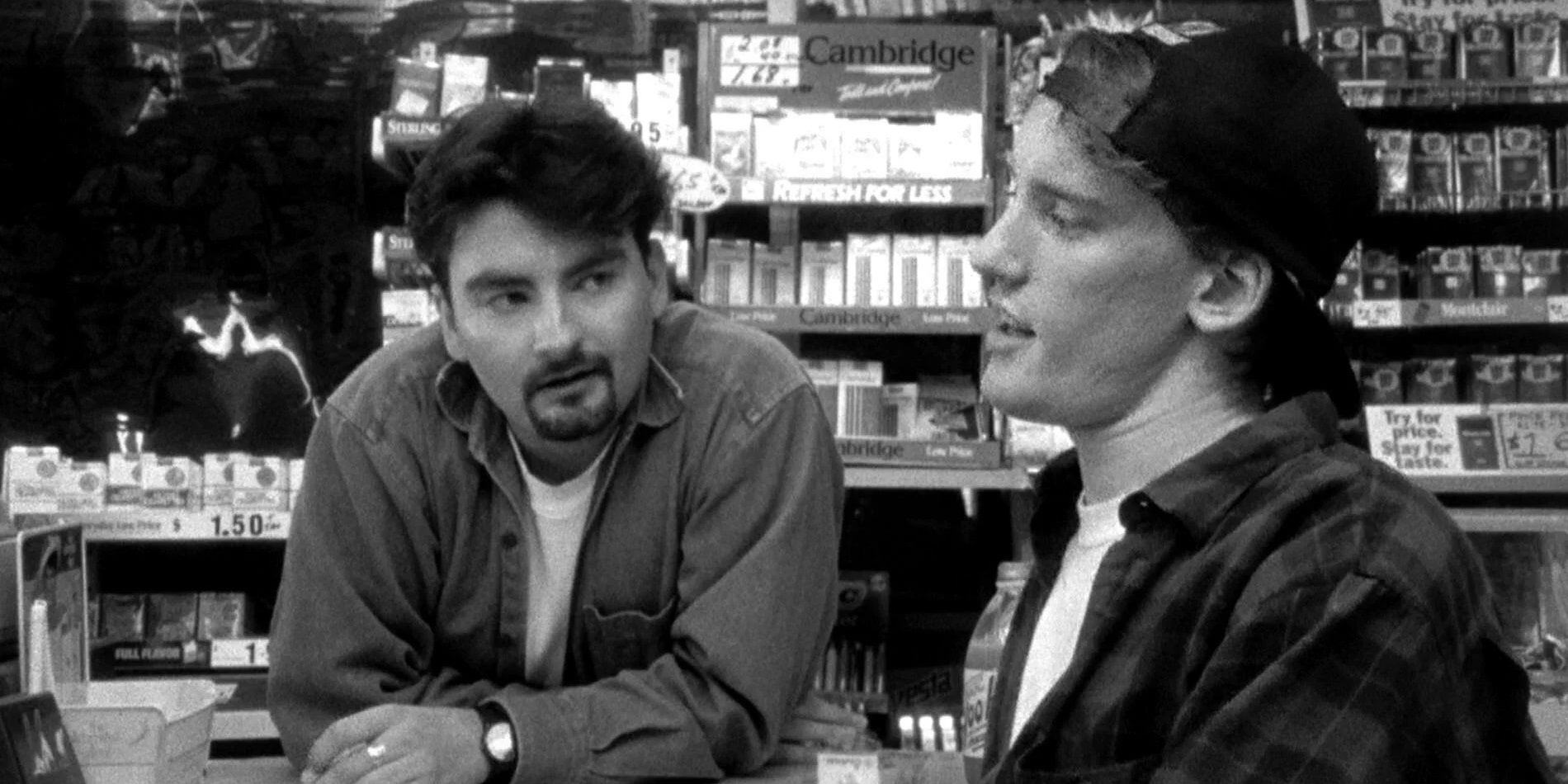 Dante and Randal in the Quick Stop in Clerks