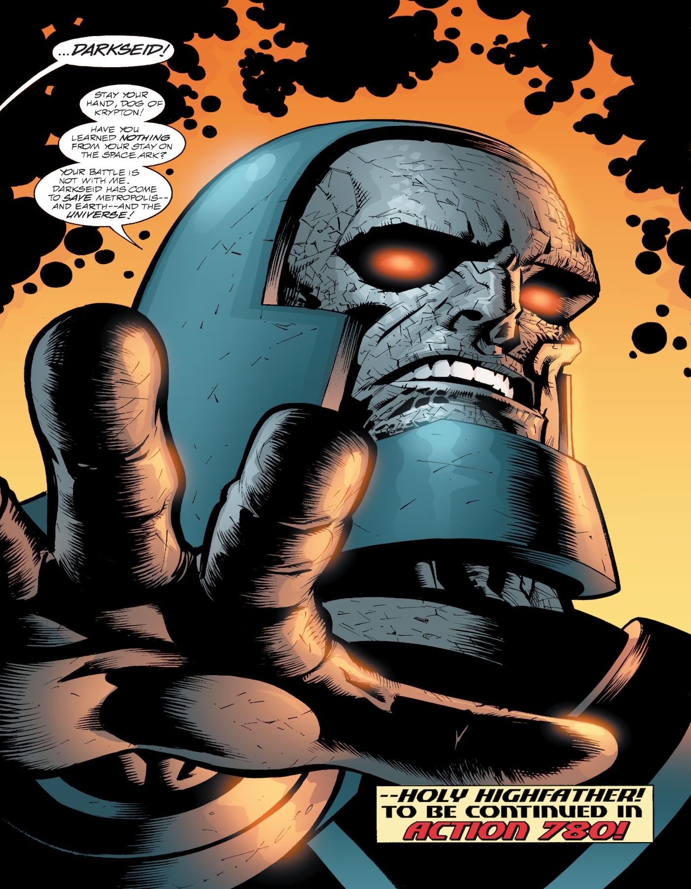 Darkseid is the savior of Metropolis
