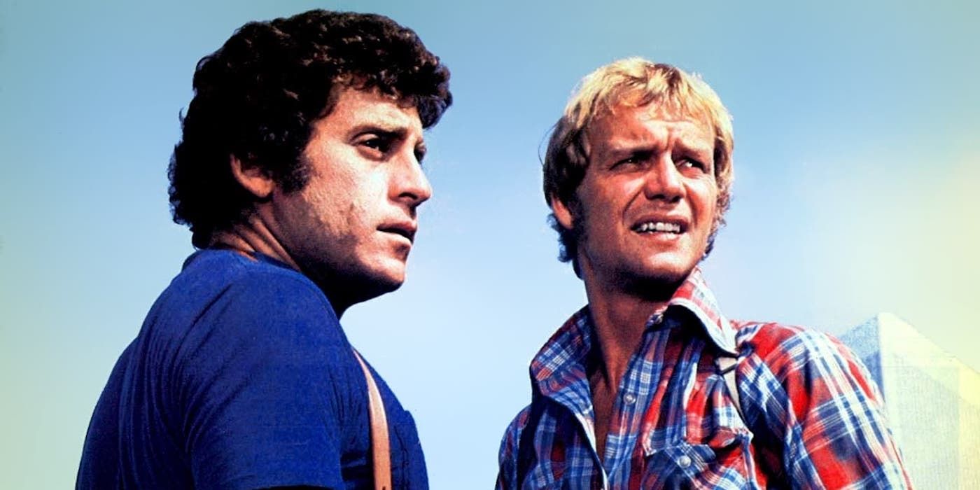 David Soul and Paul Michael Glaser in Starsky and Hutch