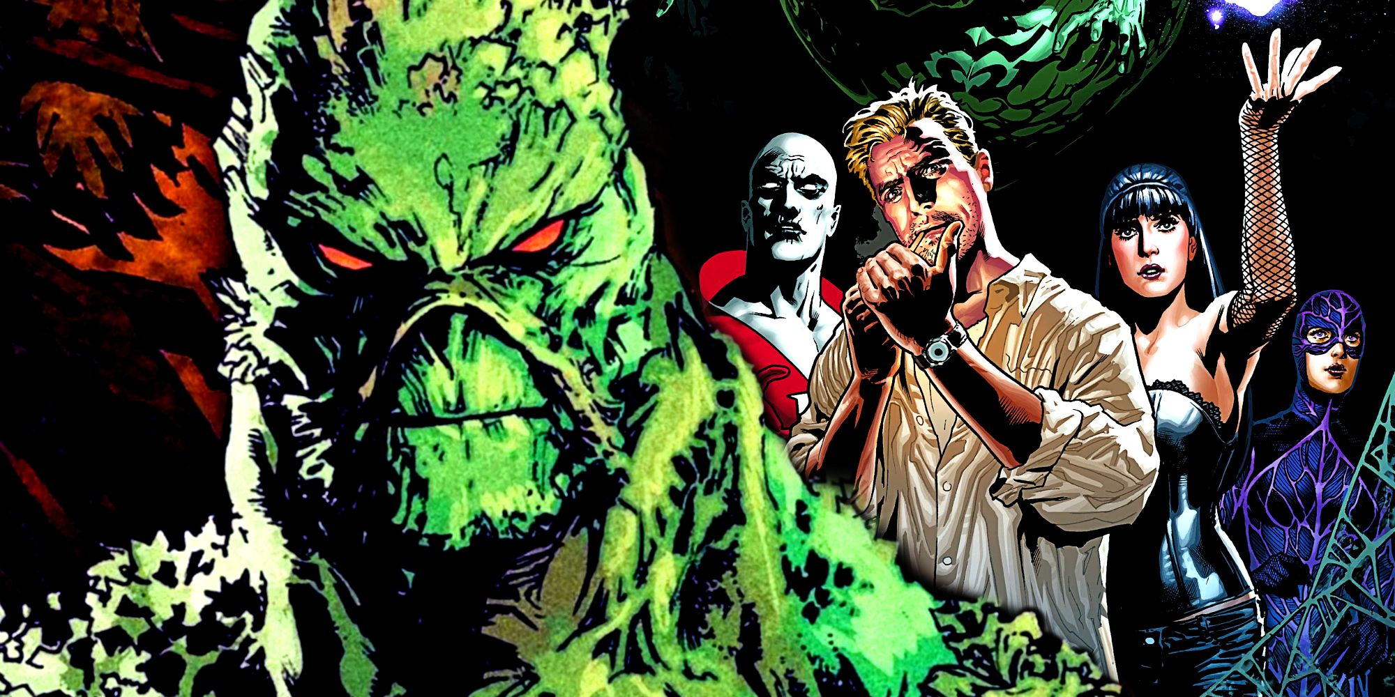 Swamp-Thing de DC y la Liga de la Justicia Oscura