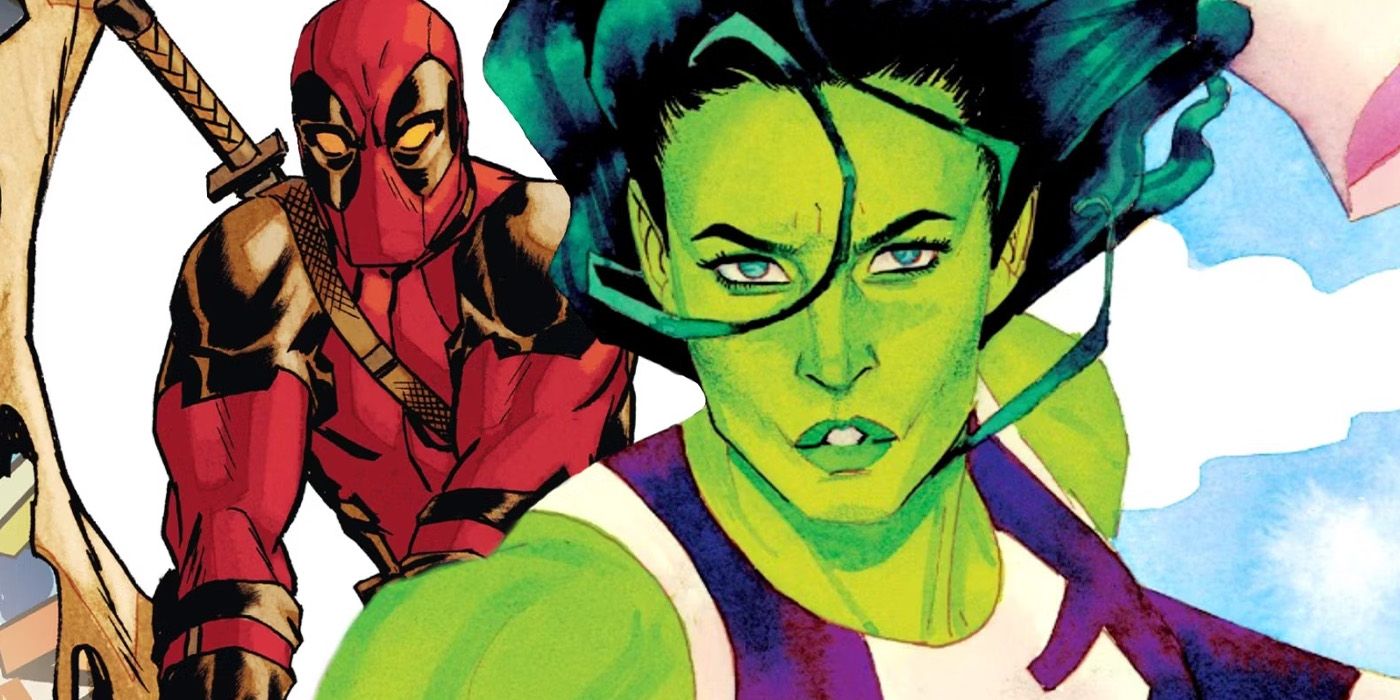 Deadpool e Mulher-Hulk na Marvel Comics