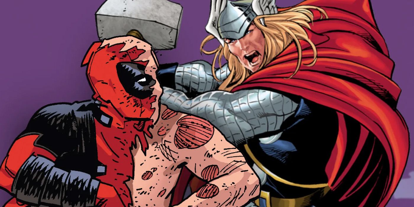 deadpool and thor in marvel comics
