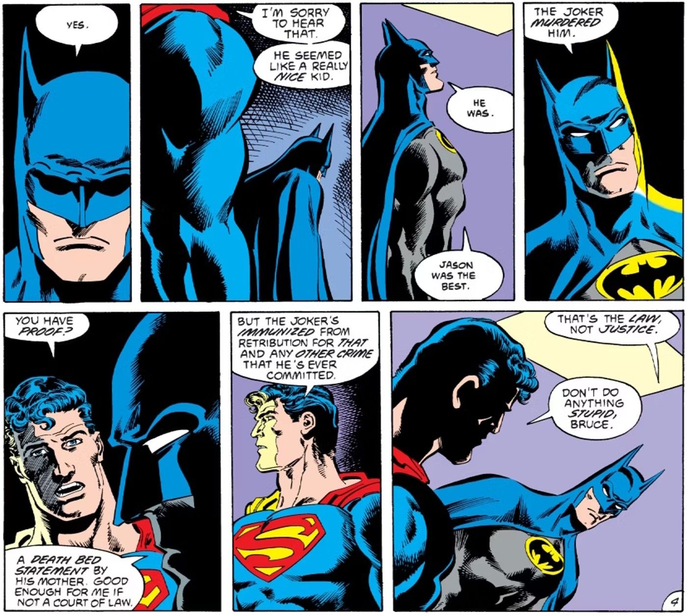 morte na familia superman batman
