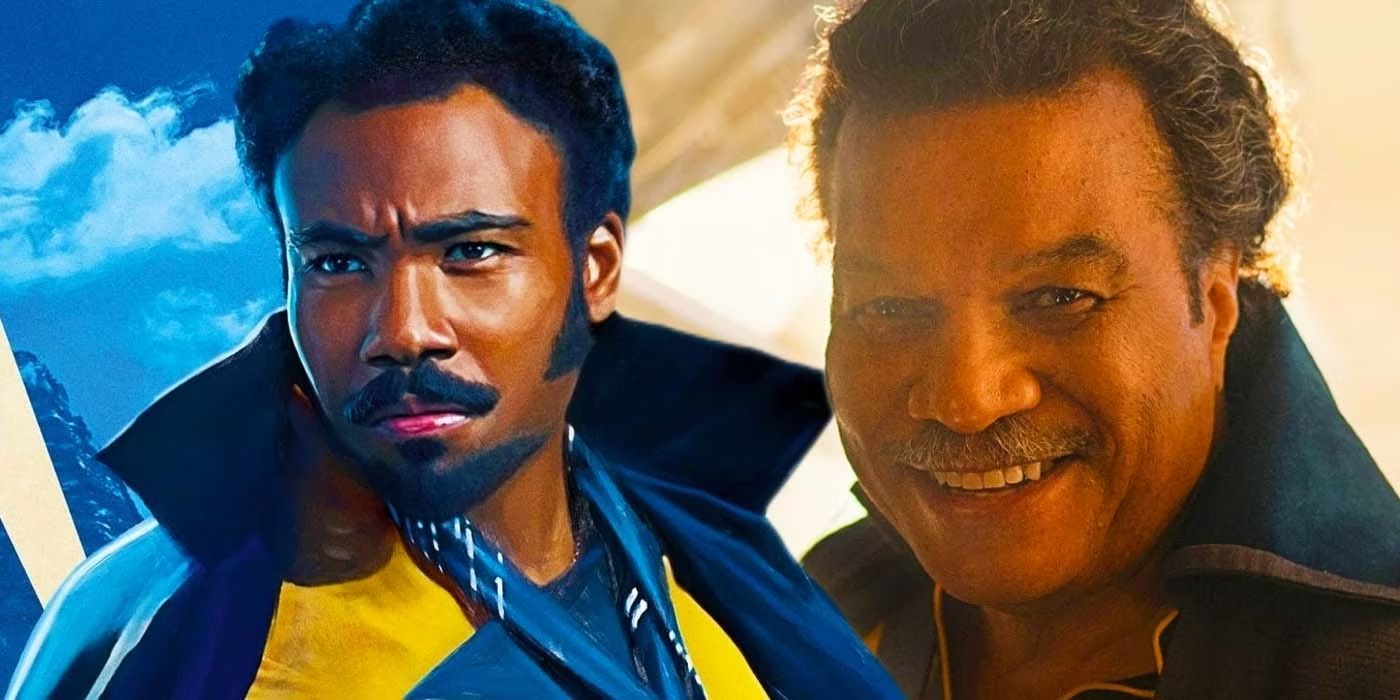 Donald Glover and Billy Dee Williams as Lando