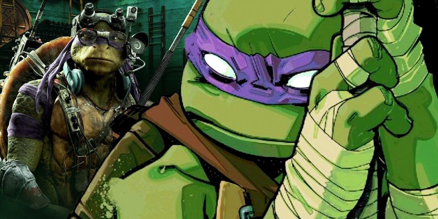TMNT's Donatello, comic and live action.