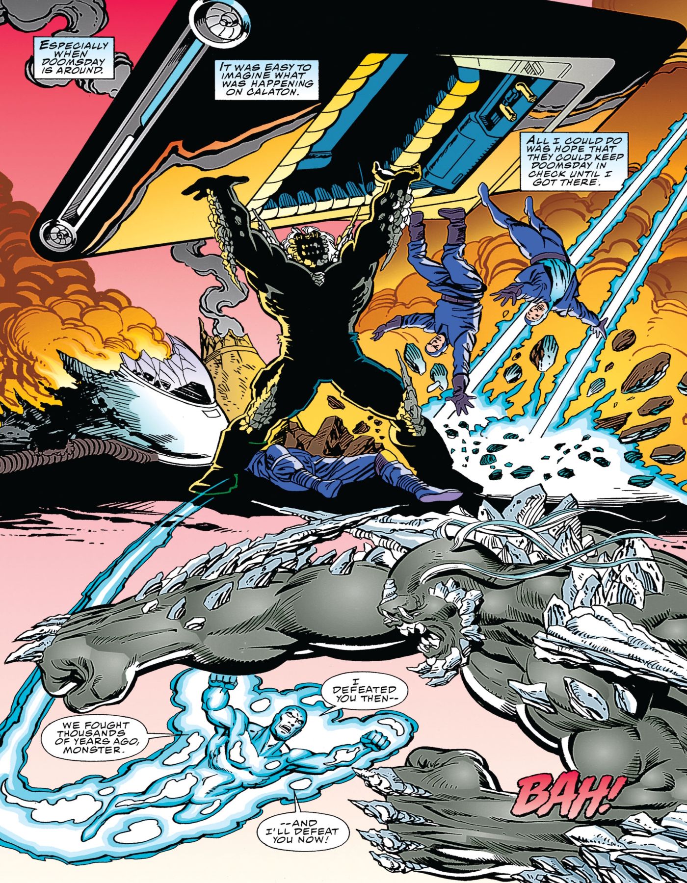 Doomsday Fights DCs Silver Surfer 1