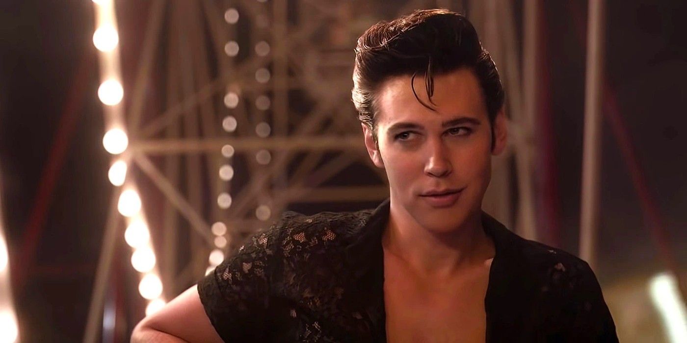 Elvis portrayed by Austin Butler.