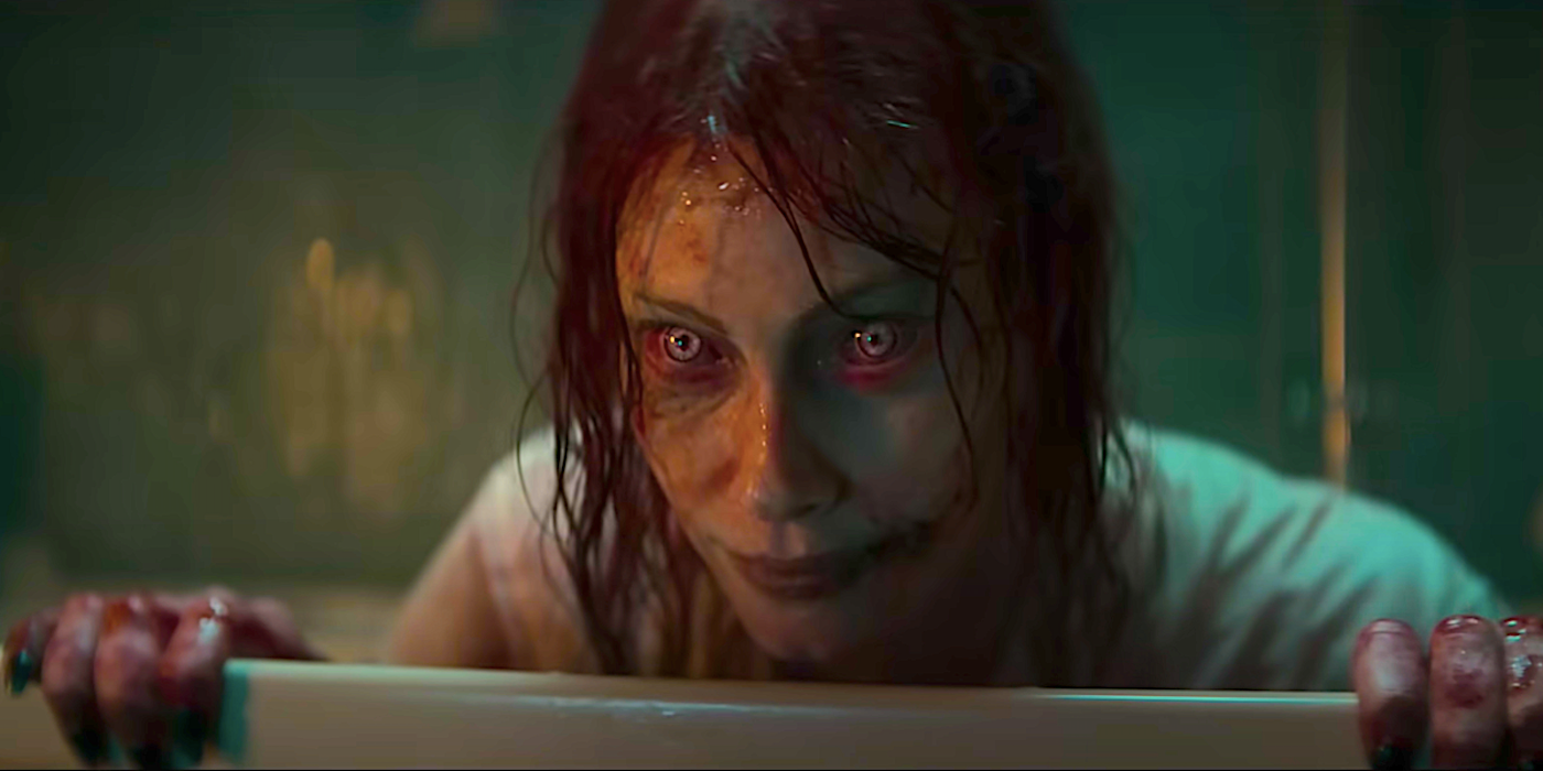 Deadite dans une baignoire dans la bande-annonce d'Evil Dead Rises
