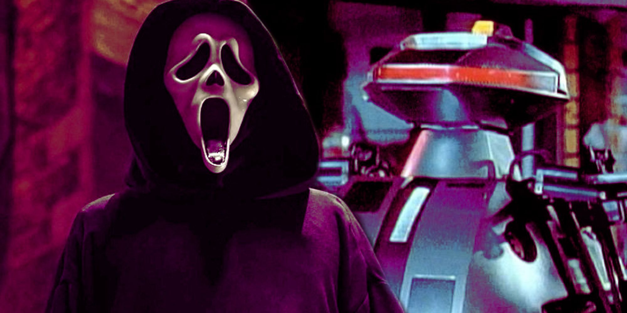 Scream Ghostface and Chopping Mall