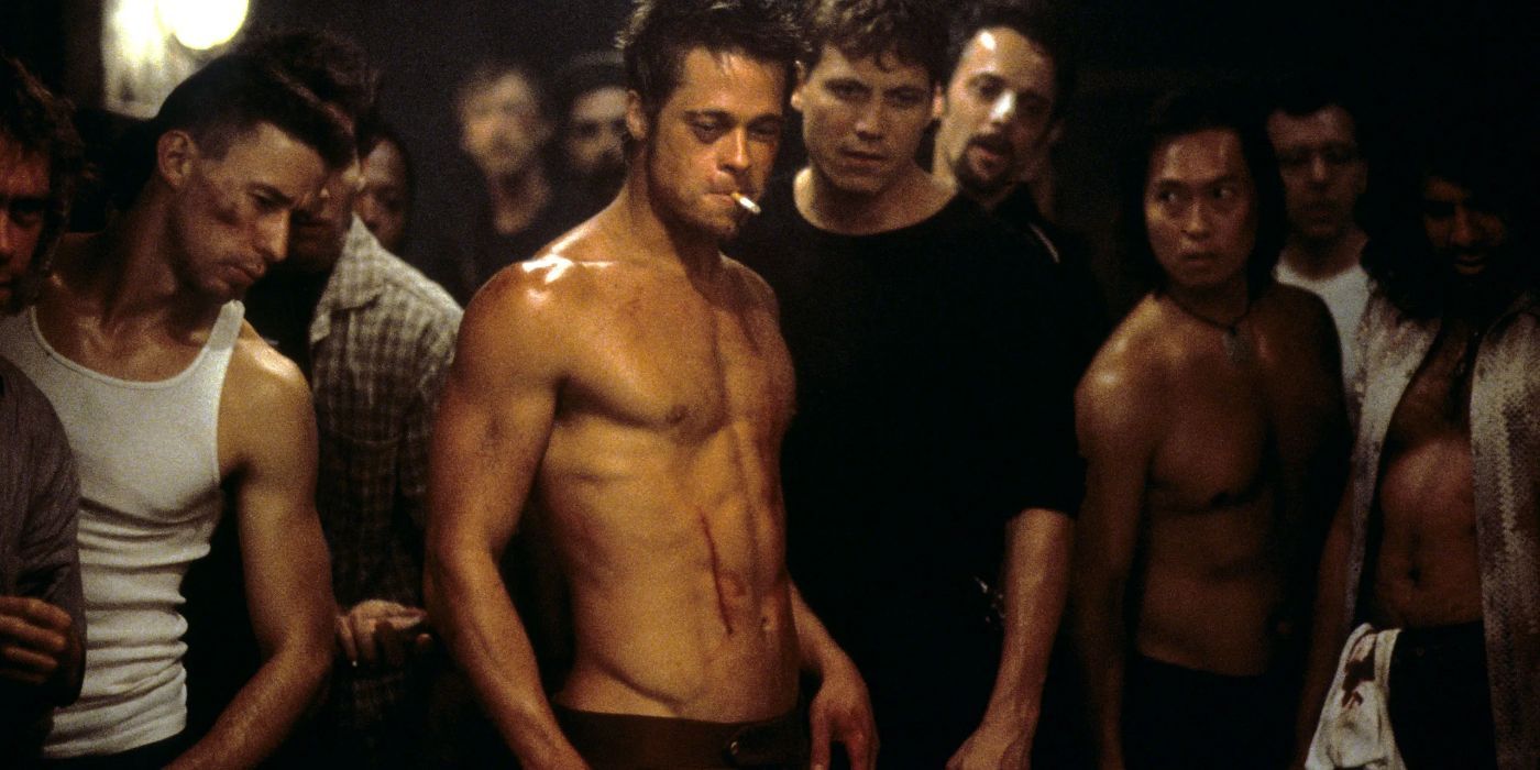 Shirtless Brad Pitt and the Fight Club