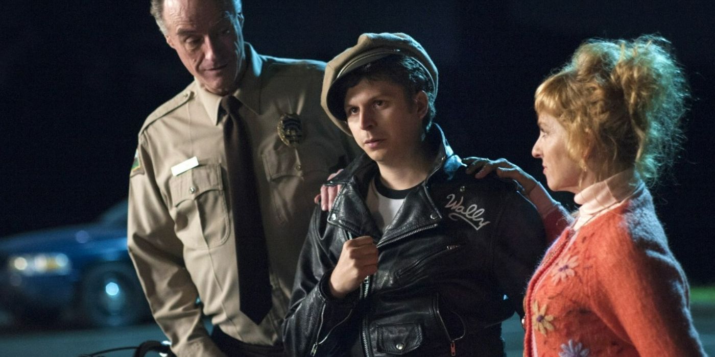 Frank with a cop and a lady in Twin Peaks