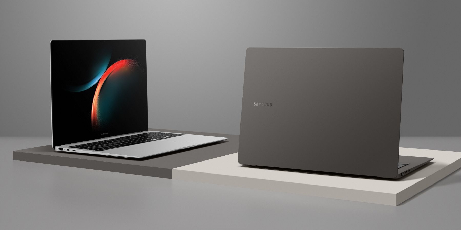 Galaxy Book 3 Pro in two color options